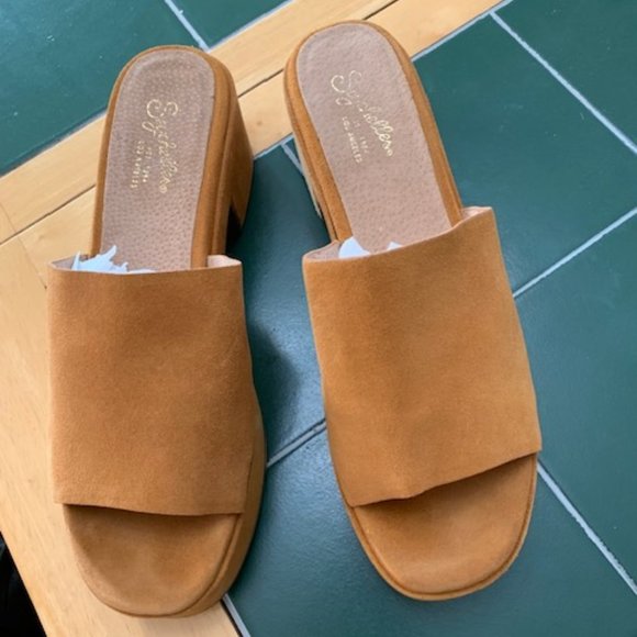 Seychelles Shoes - seychelles genuine suede platform slip on shoes size 9